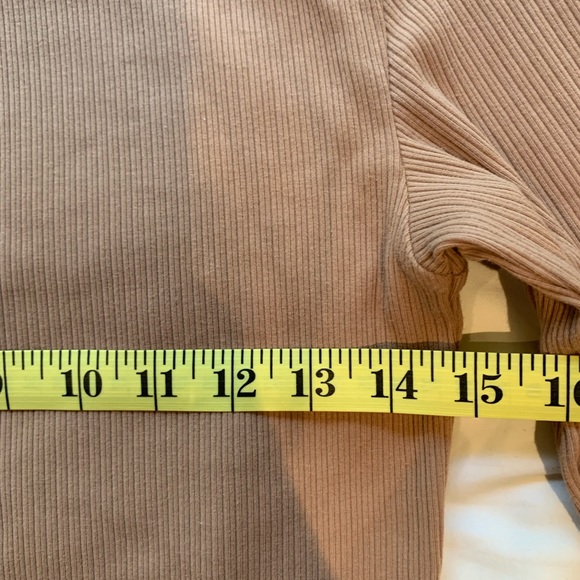 JCrew Ribbed stretch-cotton mockneck top - Picture 5 of 6